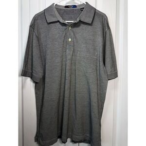 Callaway Golf Collection Polo Shirt Gray Men's Size L Short‎ Sleeve Pocket